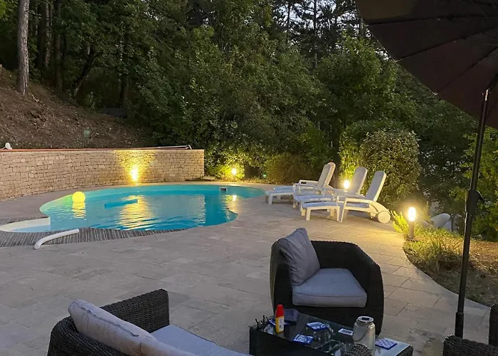 Villa Oasis En Provence, Piscine, Pinede Et Vue Splendide